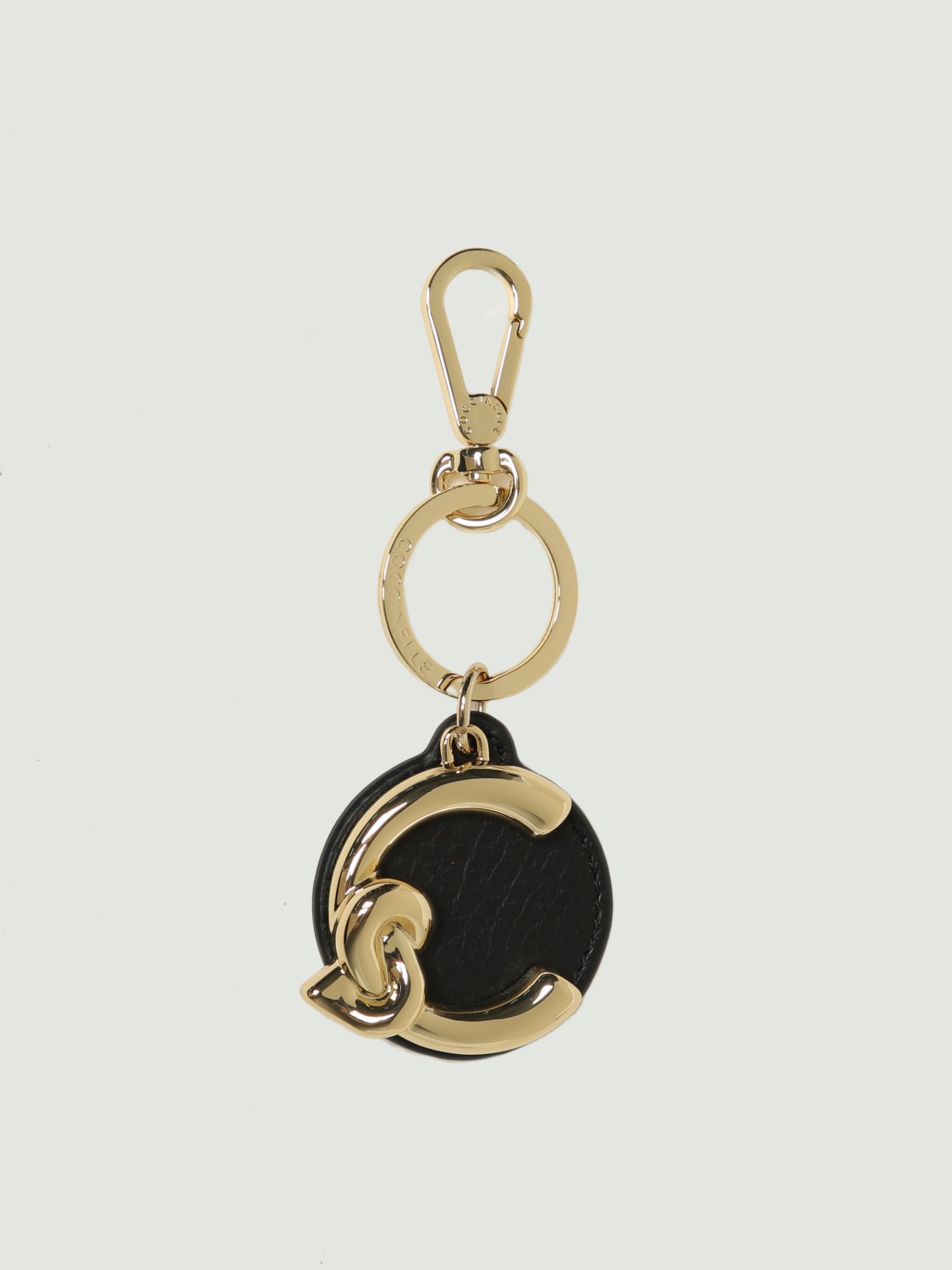 COCCINELLE KEY CHAIN: Key chain woman Coccinelle, Black - Img 1