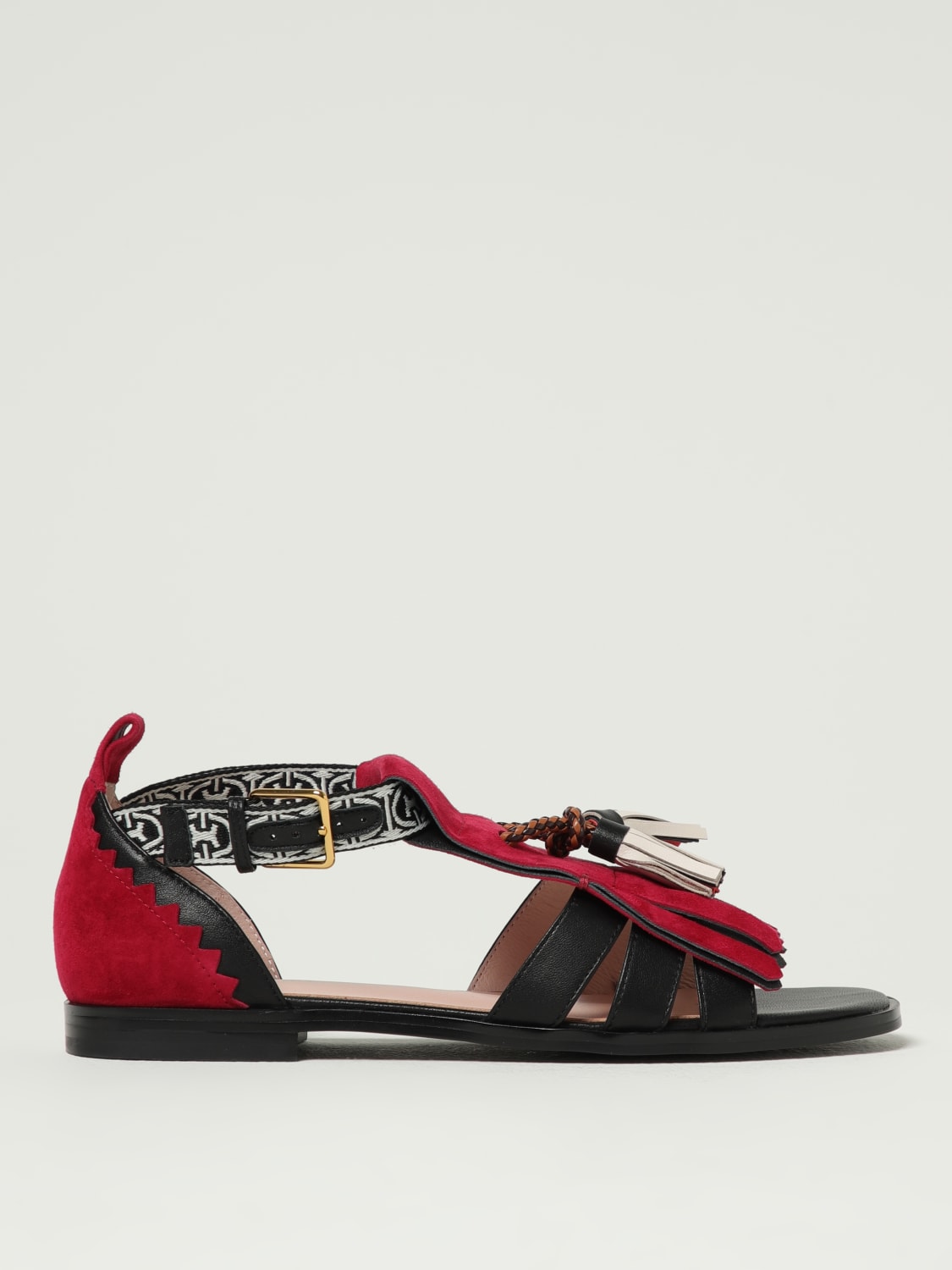 シューズ・サンダルその他 COCCINELLE Woman Flat sandals Sangria E4S05180101 M01 COCCINELLE: Shoes woman - Sangria | Coccinelle flat sandals