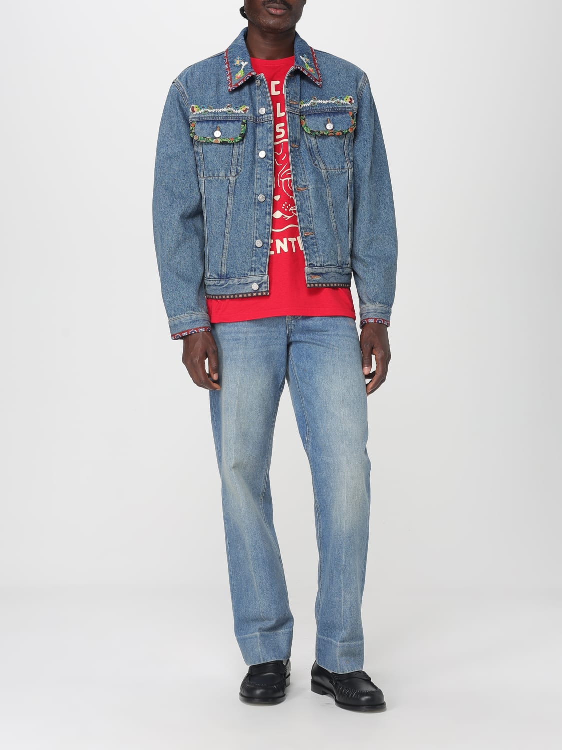 VALENTINO JACKET: Blazer men Valentino, Gnawed Blue - Img 2