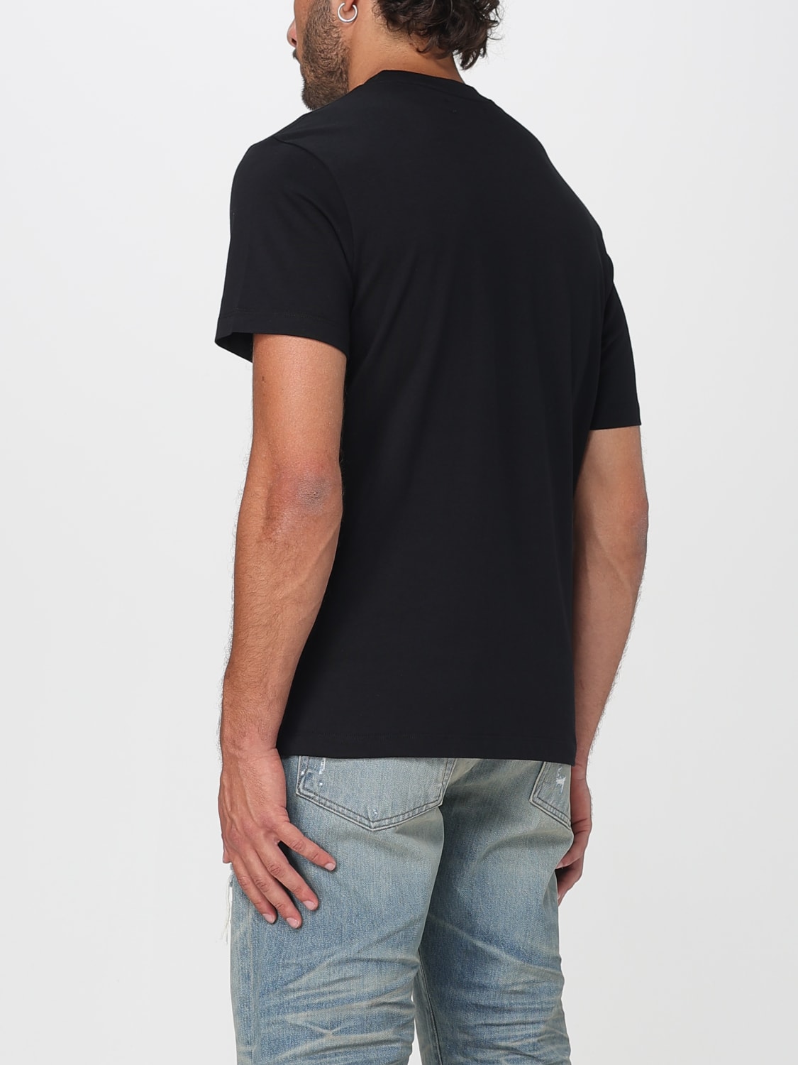 AMIRI T-SHIRT: T-shirt Amiri in cotone con logo , Nero - Img 3