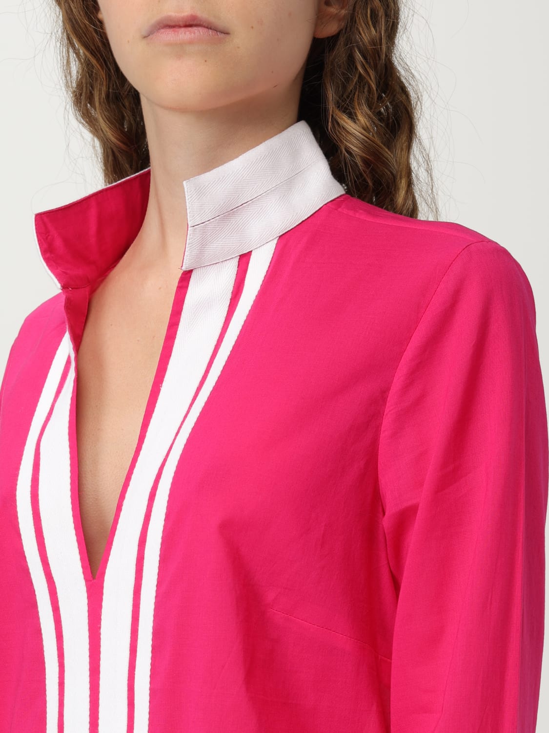 TORY BURCH ABITO: Abito Tory Burch in cotone , Rosa - Img 3