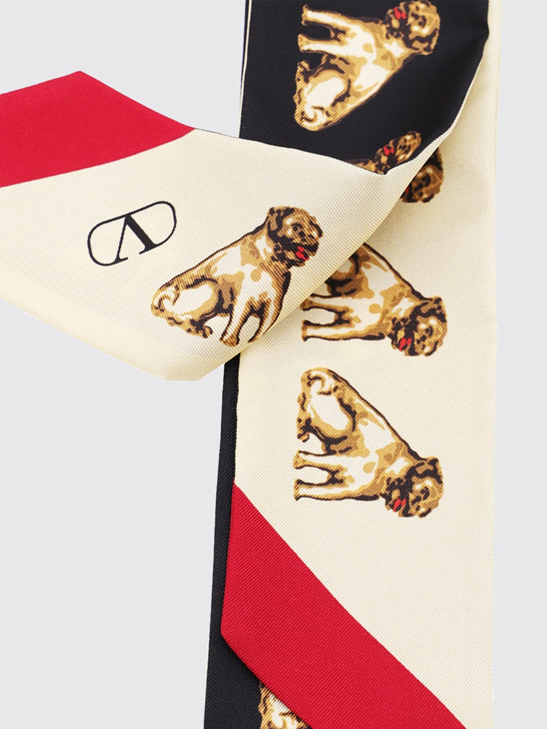 VALENTINO GARAVANI FULAR: Bufanda mujer Valentino Garavani, Negro - Img 2