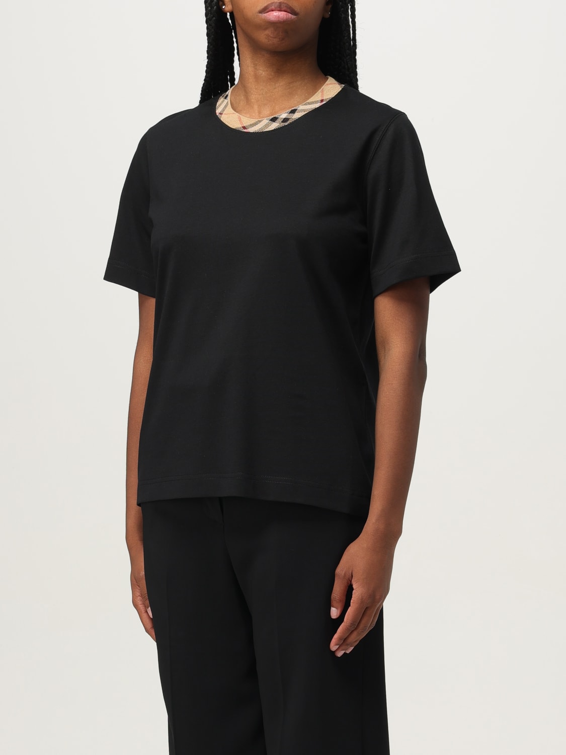 Tシャツ・カットソー BURBERRY Women Tunic Tops 8080324 A1189 Black BURBERRY Women Tunic Tops 8080324 A1189 Black (Burberry/T