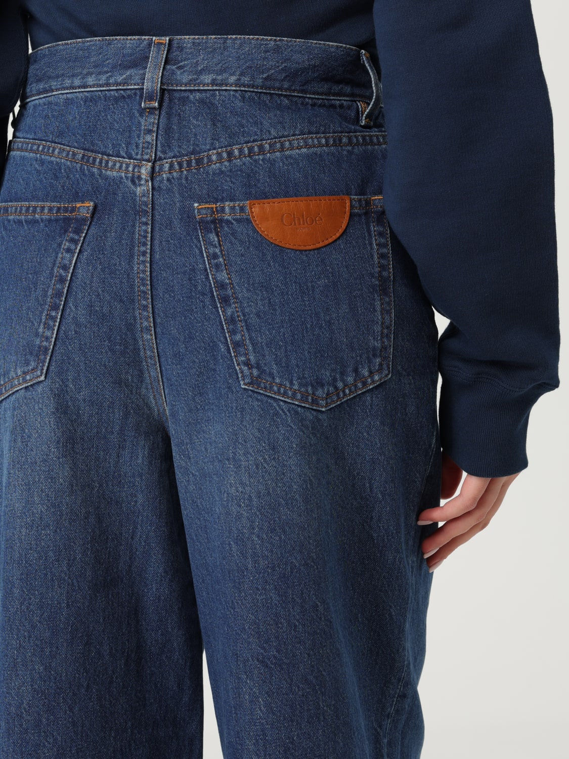 CHLOÉ JEANS: Jeans homme ChloÉ, Bleu - Img 5