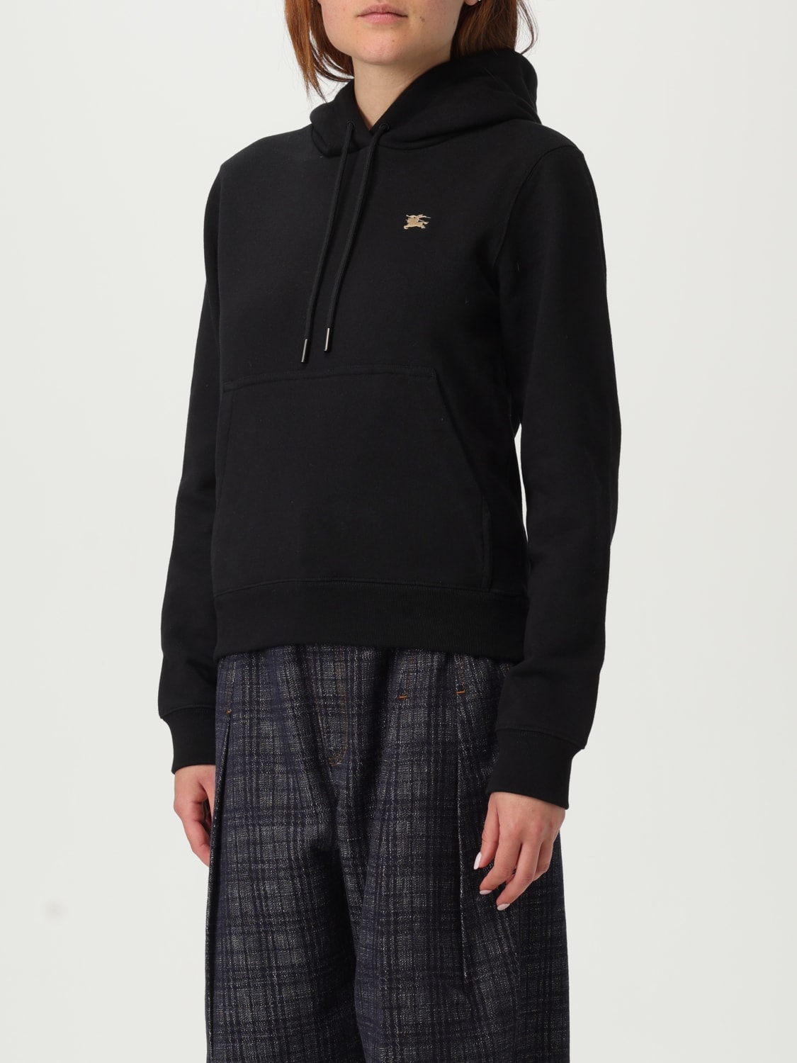 BURBERRY SWEATSHIRT: Sweatshirt woman Burberry, Black - Img 4