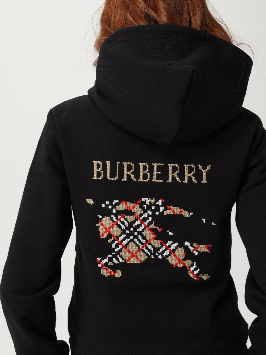BURBERRY SWEATSHIRT: Sweatshirt woman Burberry, Black - Img 5