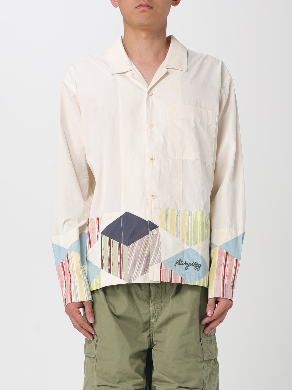 STORY MFG CAMISA: Camisa hombre Story Mfg., Beige - Img 1