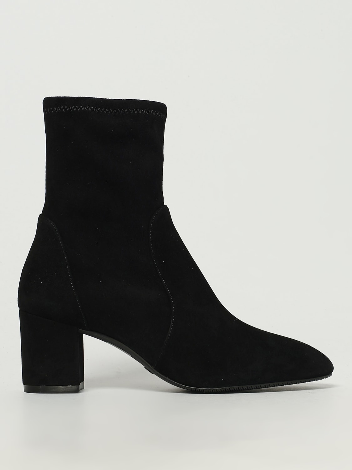 STUART WEITZMAN BOOTS: Flat ankle boots woman Stuart Weitzman, Black - Img 1