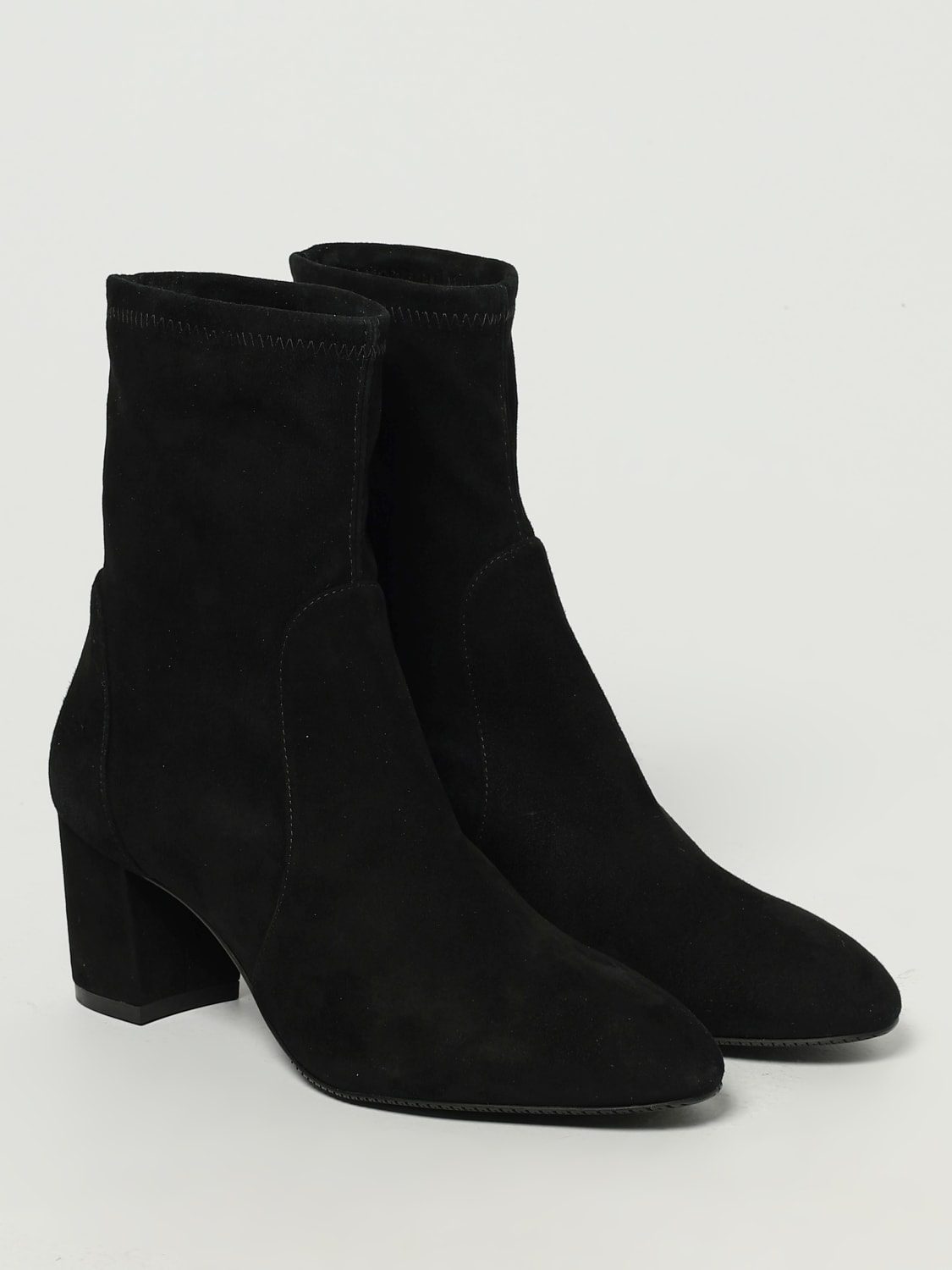 STUART WEITZMAN BOOTS: Flat ankle boots woman Stuart Weitzman, Black - Img 2