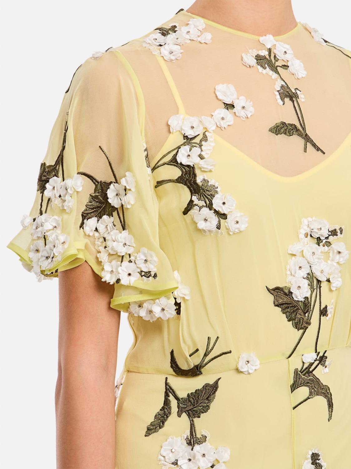 ERDEM DRESS: Dress woman Erdem, Yellow - Img 4