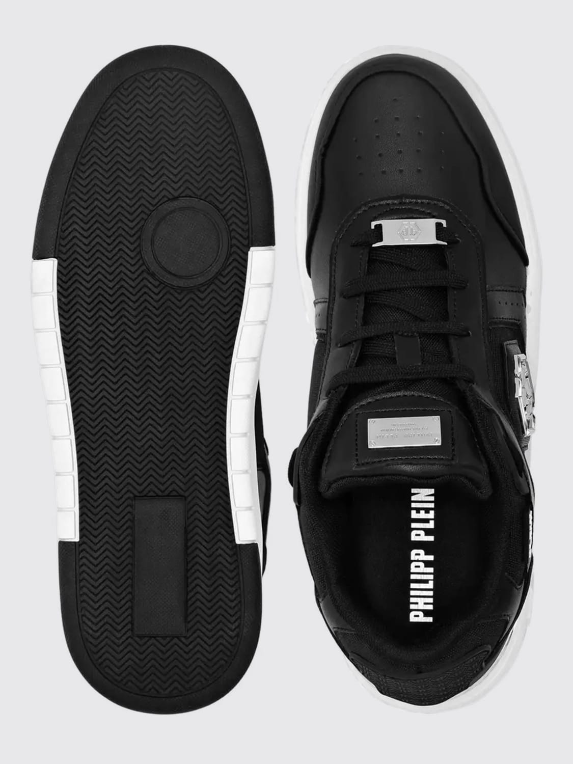 スニーカー PHILIPP PLEIN Men Sneakers Black SAESUSC0766PTE120N 0102 Sneakers SK8R PLEIN LOW | Philipp Plein