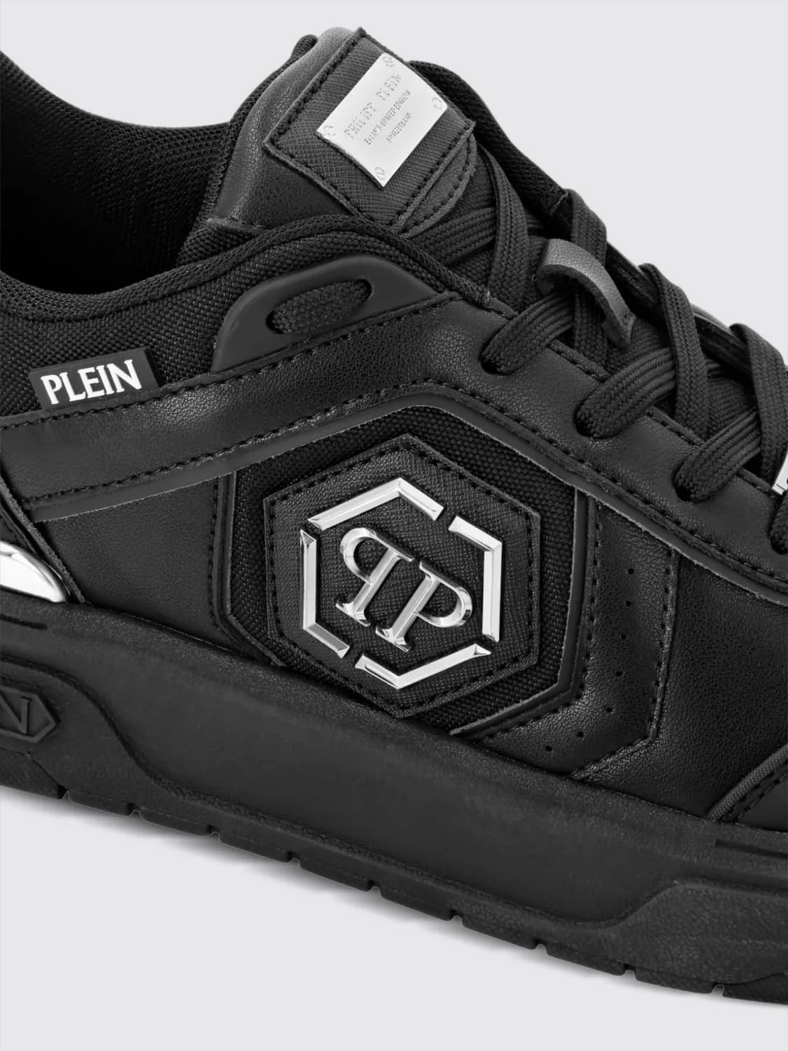 スニーカー PHILIPP PLEIN Men Sneakers Black 1 SAESUSC0766PTE120N 0202 Sneakers SK8R PLEIN LOW | Philipp Plein