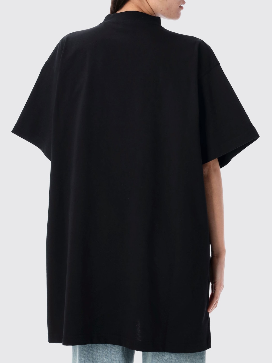 BALENCIAGA: T-shirt woman - Black | Balenciaga t-shirt BALENCIAGA: T-shirt woman - Black | Balenciaga t-shirt