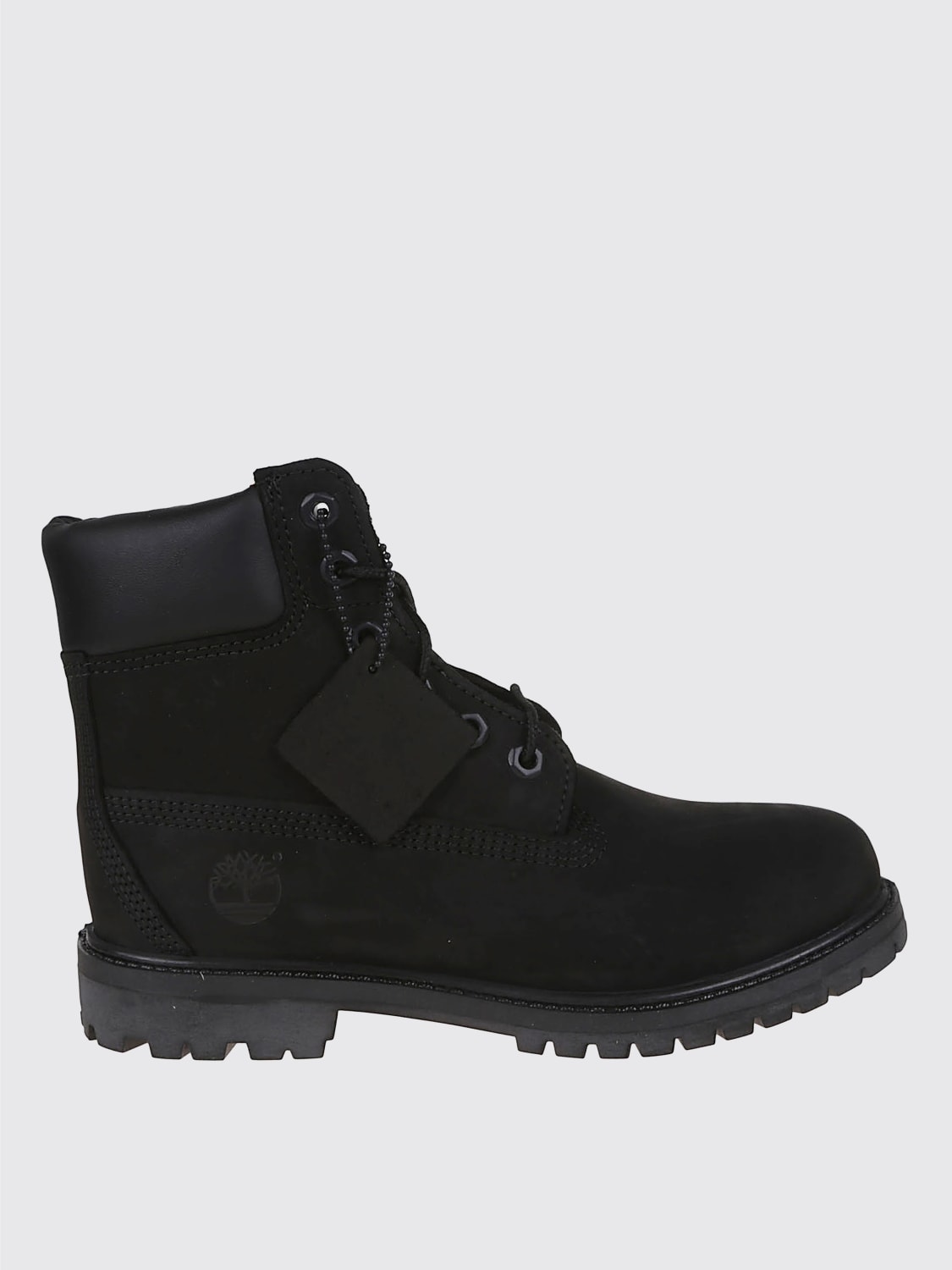 ショートブーツ・ブーティ TIMBERLAND Woman Flat ankle boots Black TB18658A0011 BLACK TIMBERLAND: Shoes woman - Black | Timberland flat ankle