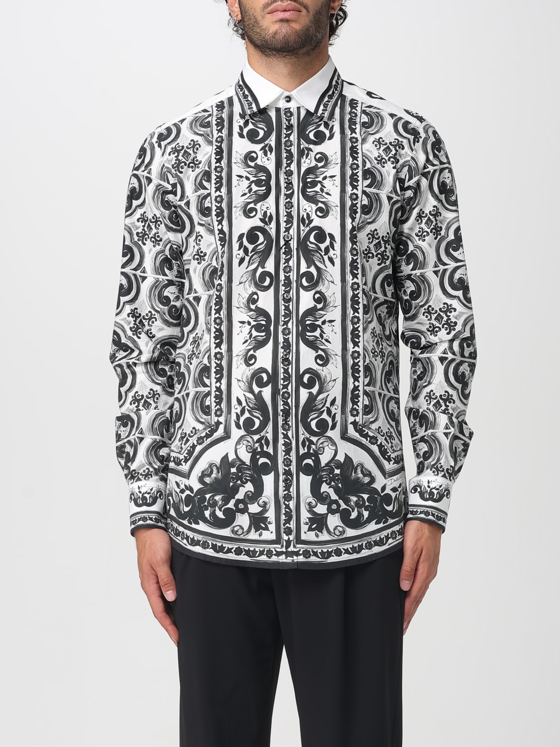 DOLCE & GABBANA CAMISA: Camisa hombre Dolce & Gabbana, Negro - Img 1
