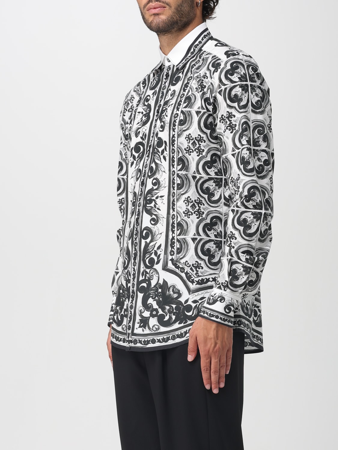 DOLCE & GABBANA CAMISA: Camisa hombre Dolce & Gabbana, Negro - Img 3