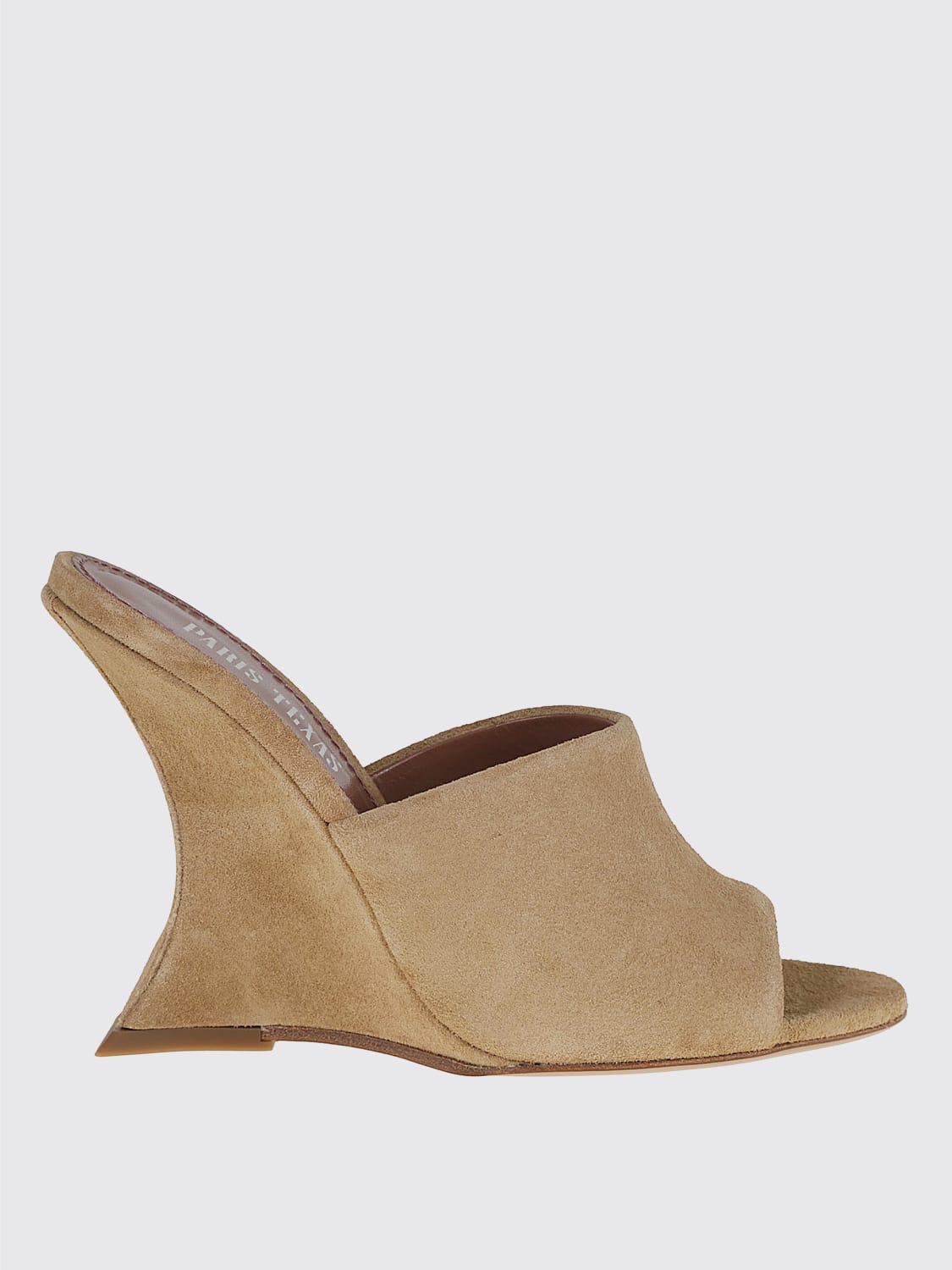 シューズ・サンダルその他 PARIS TEXAS Woman Heeled sandals Brown PX1505XV0SS WHISKY PARIS TEXAS: Wedge shoes woman - Brown | Paris Texas heeled