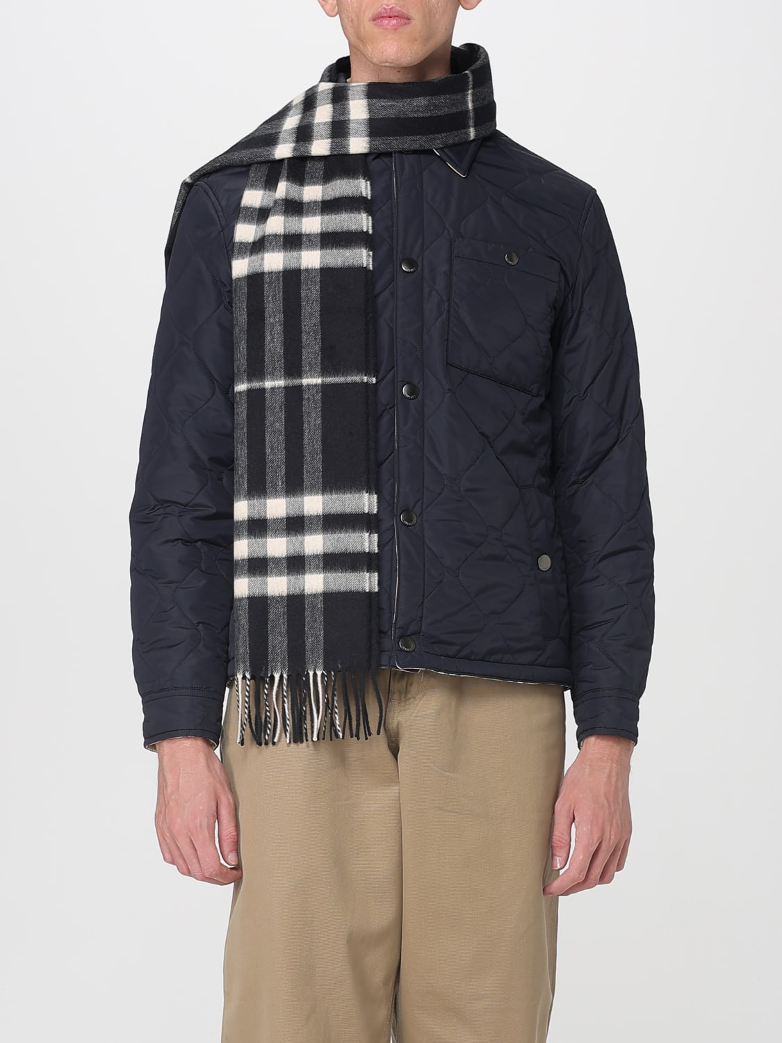 BURBERRY ÉCHARPE: écharpe homme Burberry, Noir - Img 2