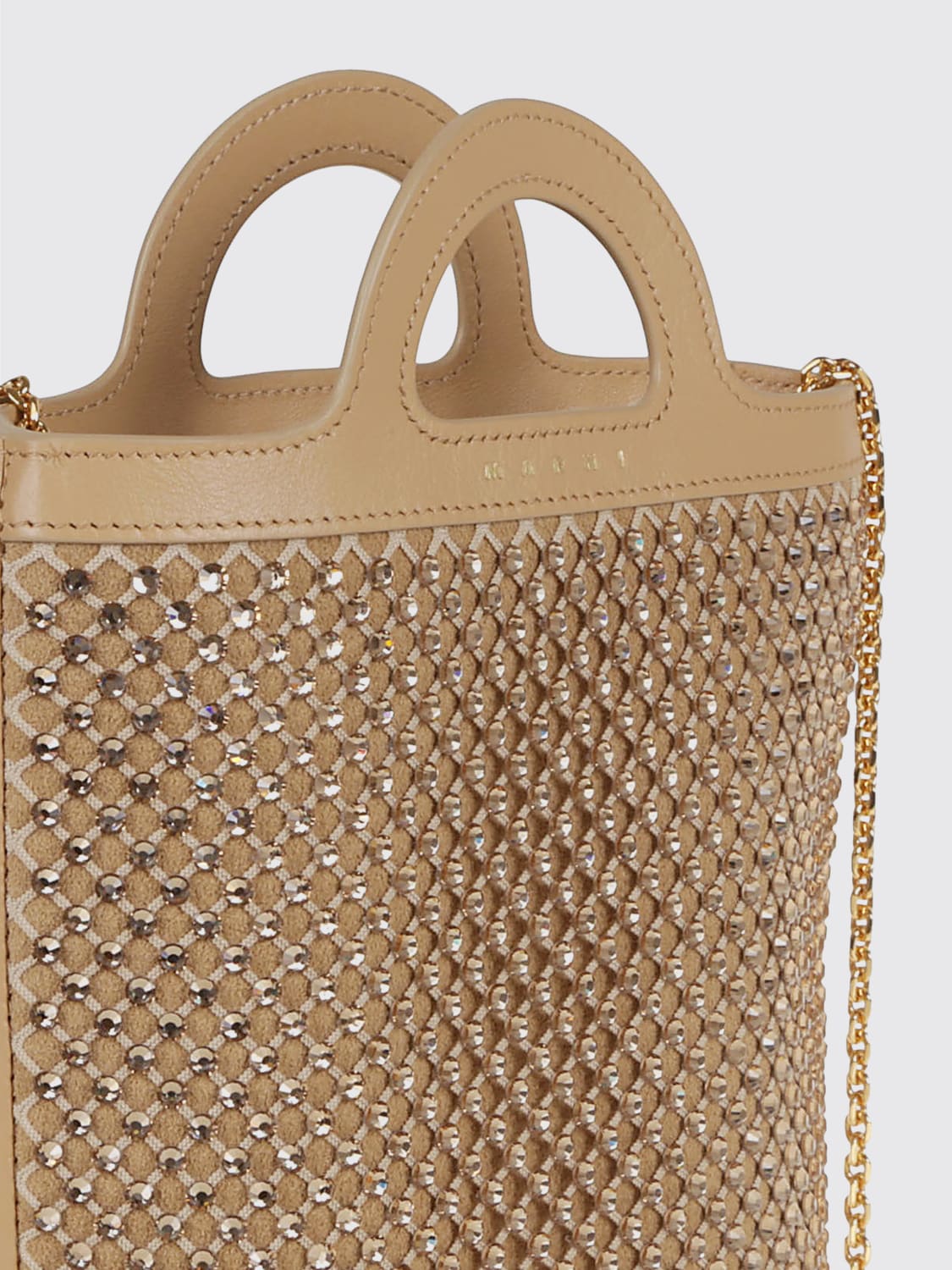 ショルダーバッグ・ポシェット MARNI PHMO0039Q2.P6450 Shoulder Bags MARNI: Shoulder bag woman - Beige | Marni mini bag