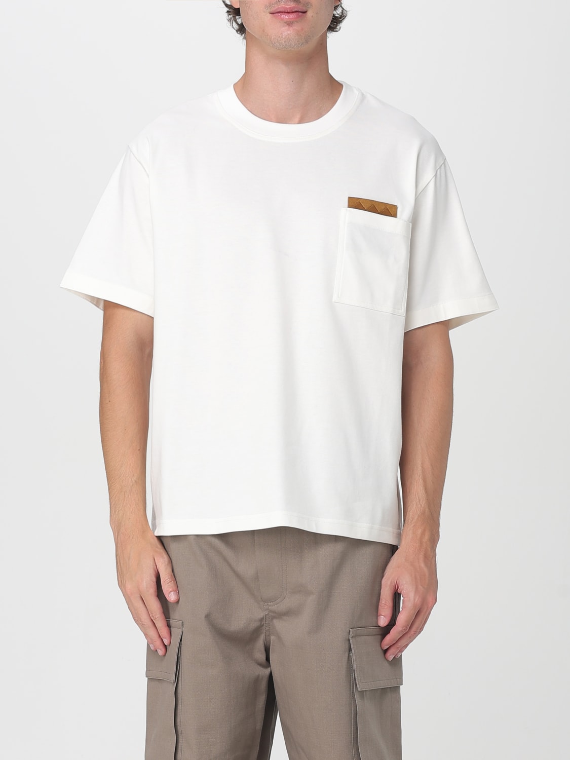 BOTTEGA VENETA T-SHIRT: T-shirt men Bottega Veneta, White - Img 1