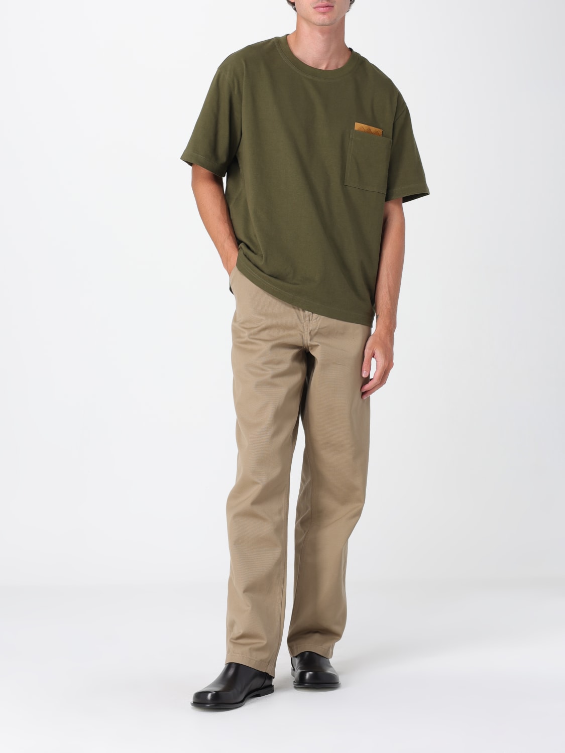 BOTTEGA VENETA T-SHIRT: T-shirt men Bottega Veneta, Green - Img 2