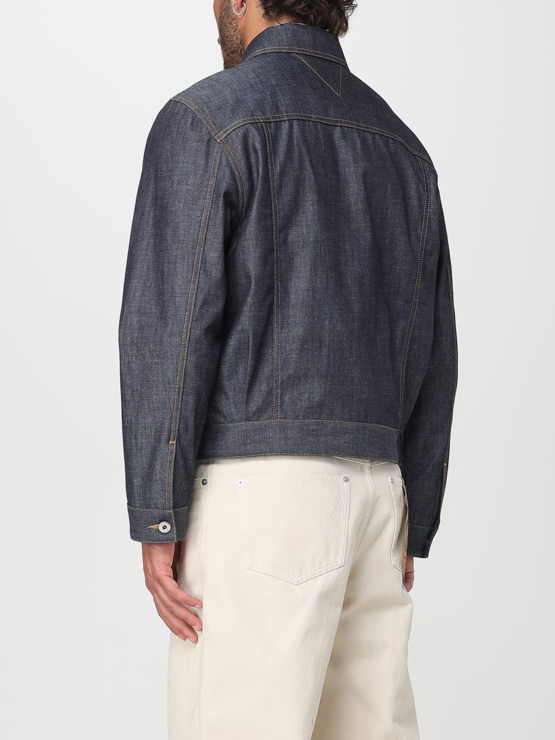 BOTTEGA VENETA JACKET: Jacket men Bottega Veneta, Blue - Img 3