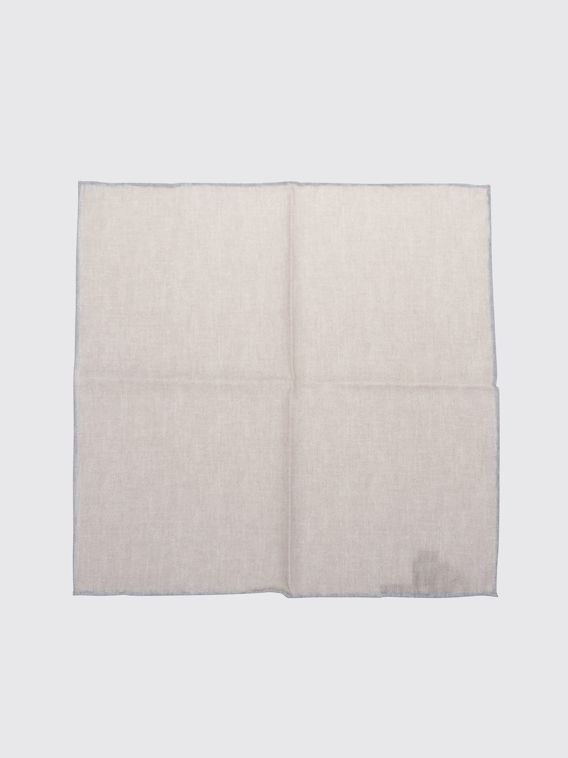 ELEVENTY FOULARD: Fazzoletto da taschino in lana e cotone Eleventy, Beige - Img 2