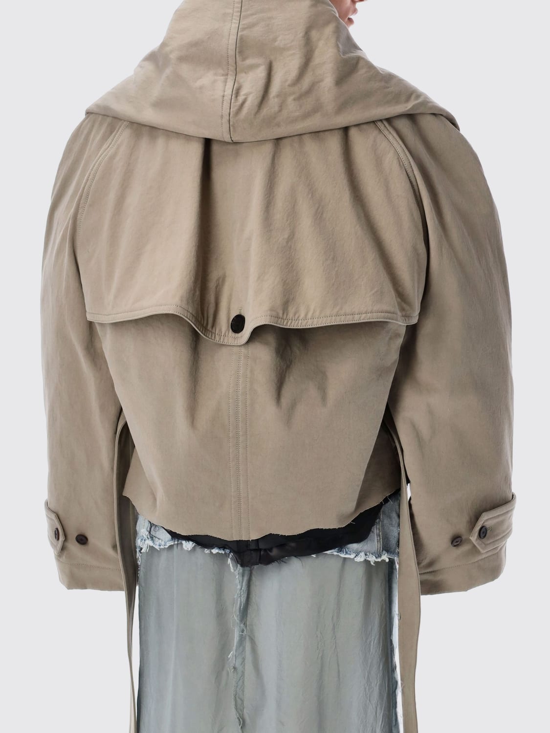 コート BALENCIAGA Woman Coat Beige 831516TQP07 9966 BALENCIAGA: Coat woman - Beige | Balenciaga jacket
