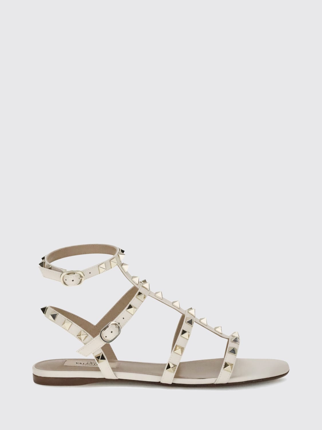 VALENTINO GARAVANI HEELED SANDAL: Shoes woman Valentino Garavani, Ivory - Img 1