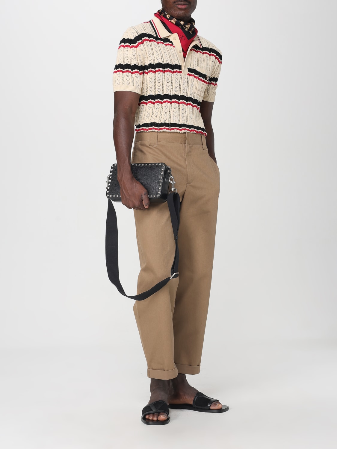 VALENTINO GARAVANI SHOULDER BAG: Bags men Valentino Garavani, Black - Img 2