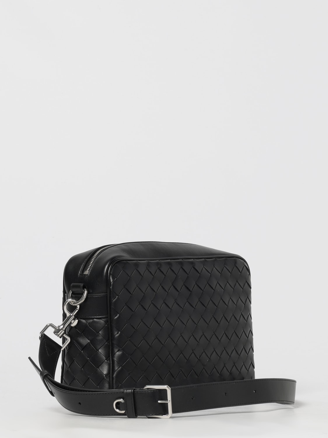 BOTTEGA VENETA SHOULDER BAG: Bags men Bottega Veneta, Black - Img 3