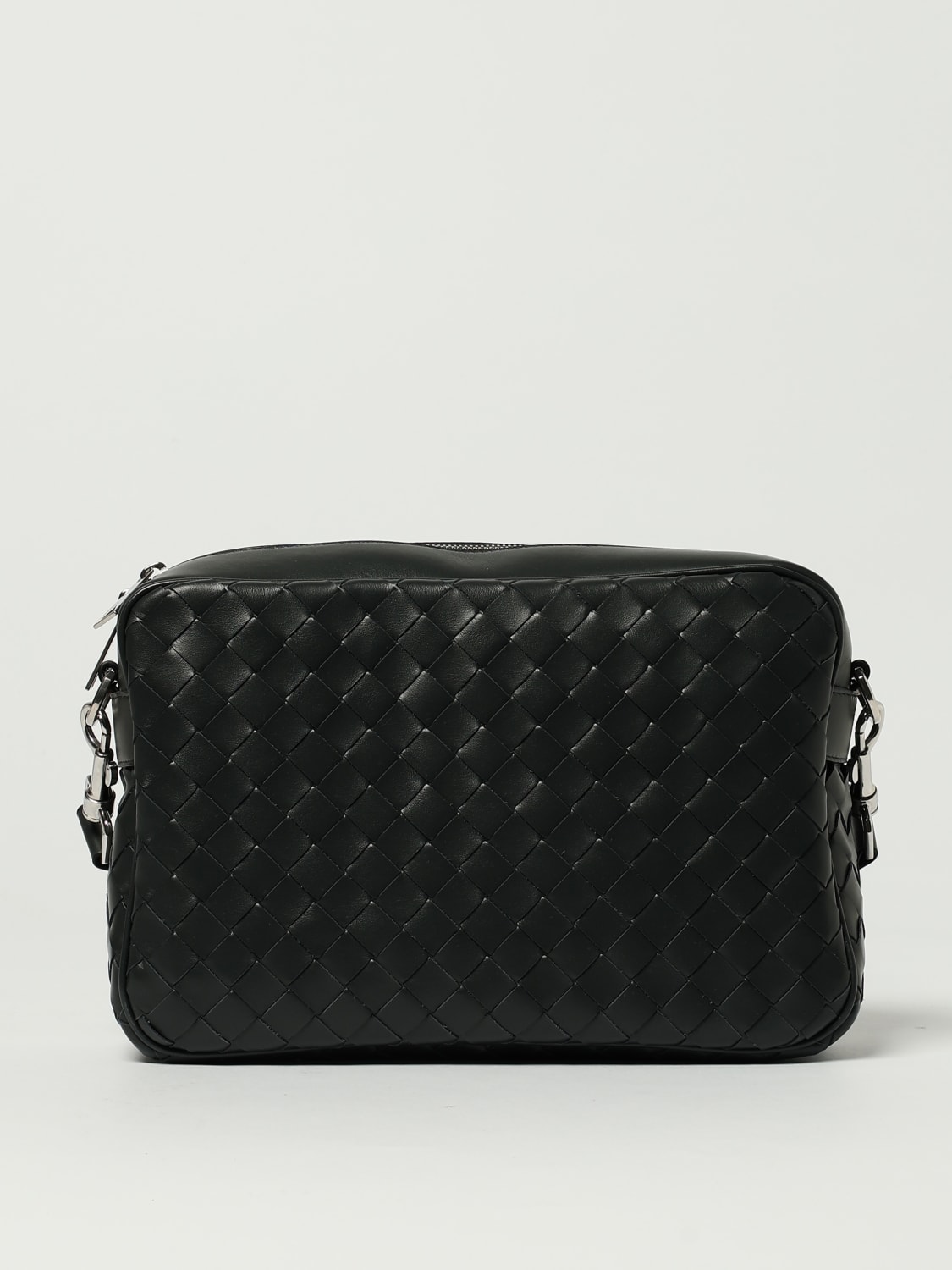 BOTTEGA VENETA SHOULDER BAG: Bags men Bottega Veneta, Silver - Img 1