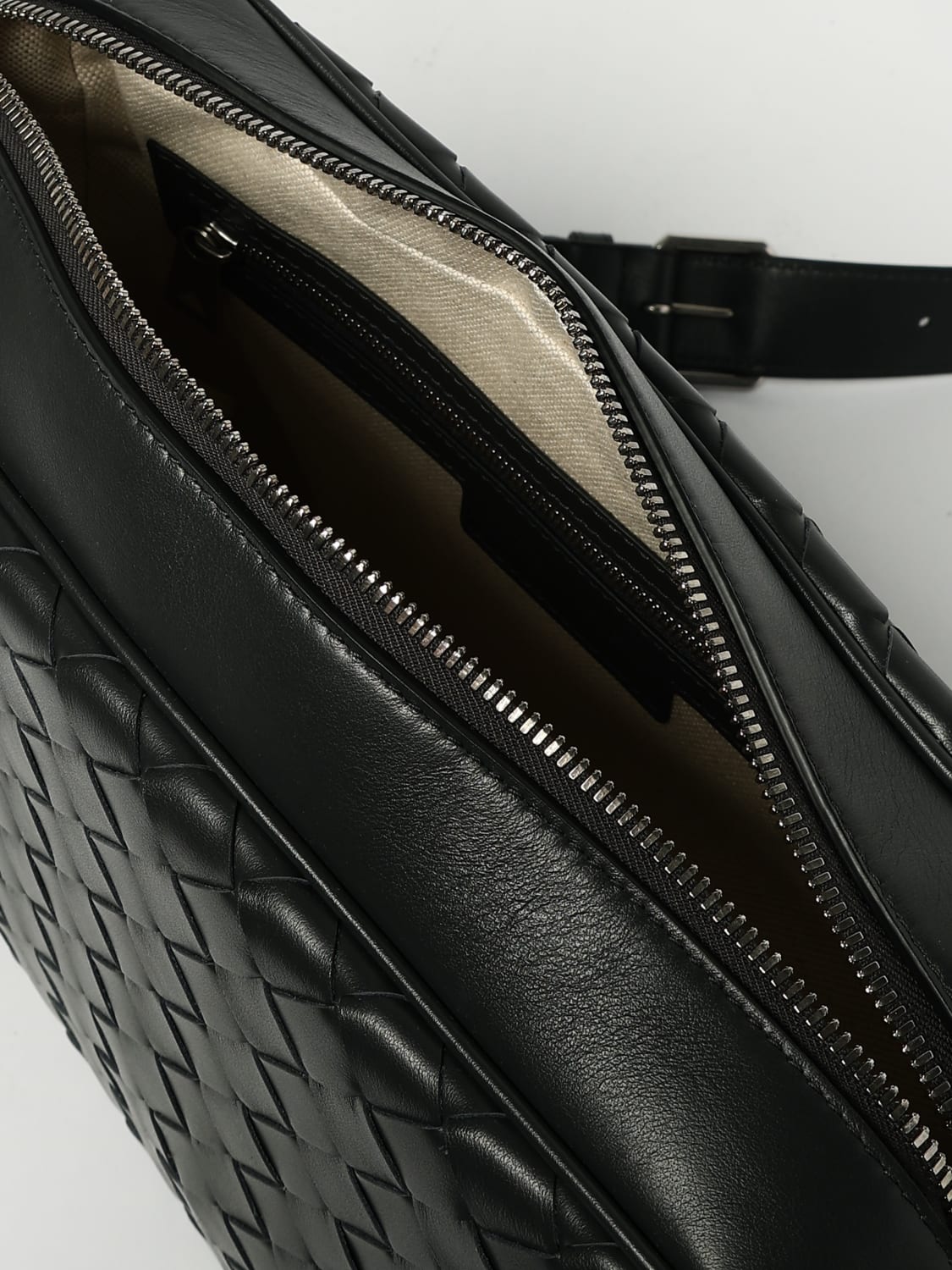 BOTTEGA VENETA SHOULDER BAG: Bags men Bottega Veneta, Silver - Img 5