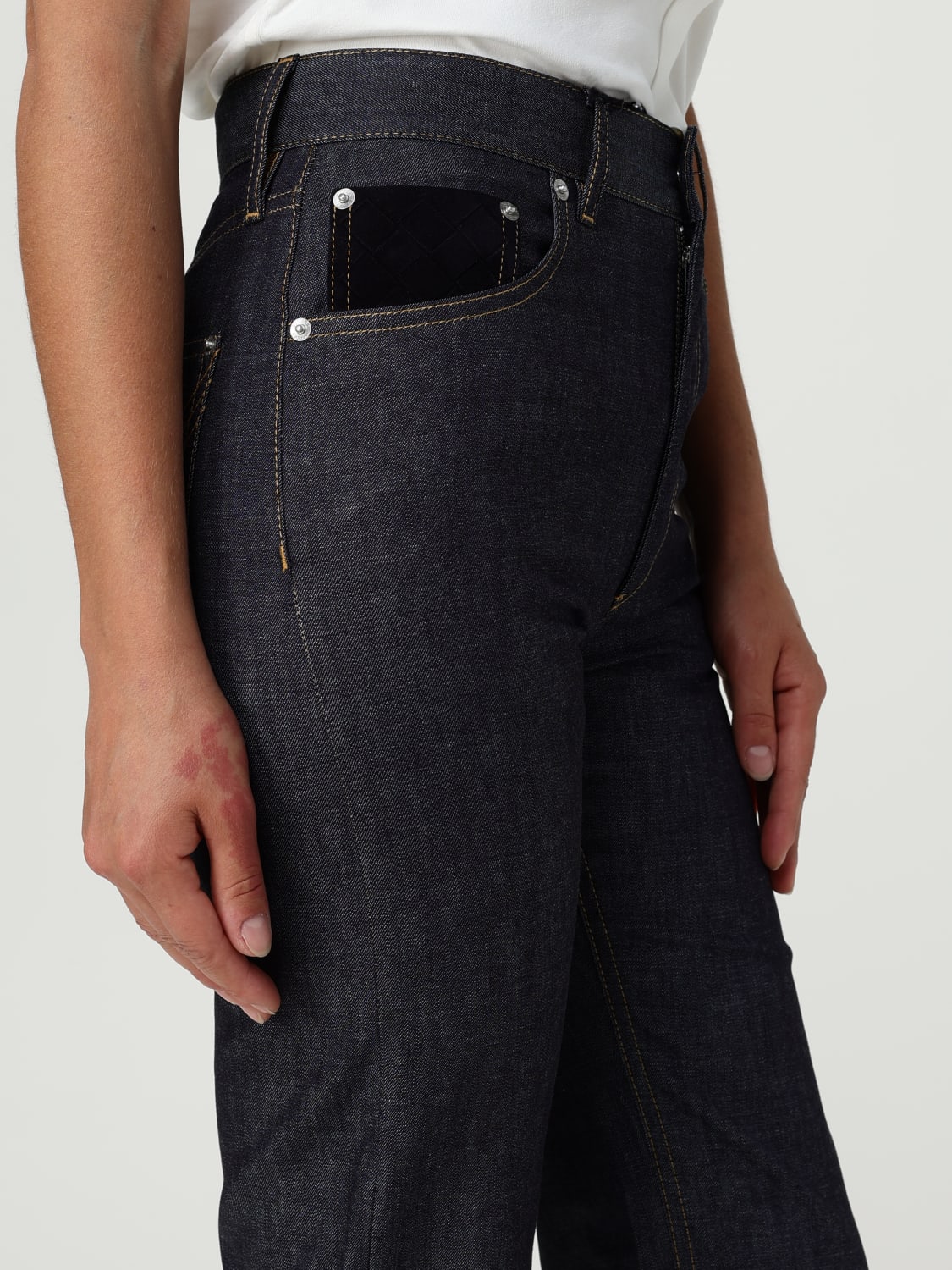 BOTTEGA VENETA JEANS: Hose damen Bottega Veneta, Blau - Img 5