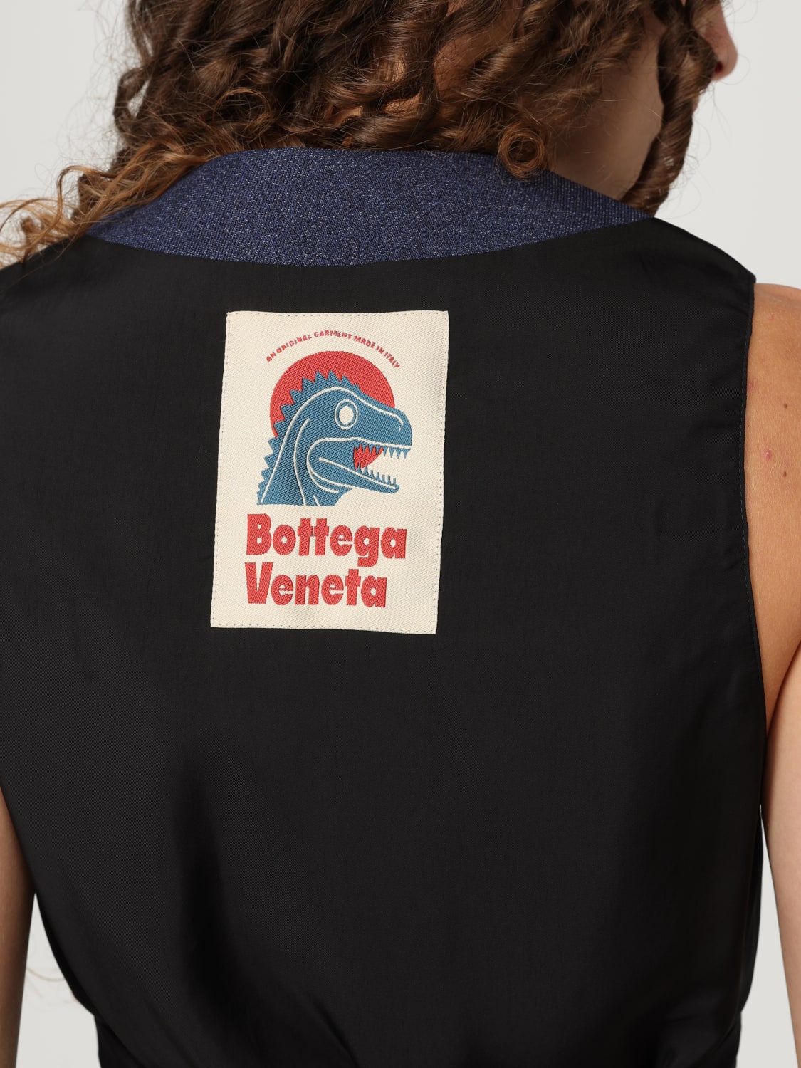 BOTTEGA VENETA GILET: Veste femme Bottega Veneta, Indigo - Img 5