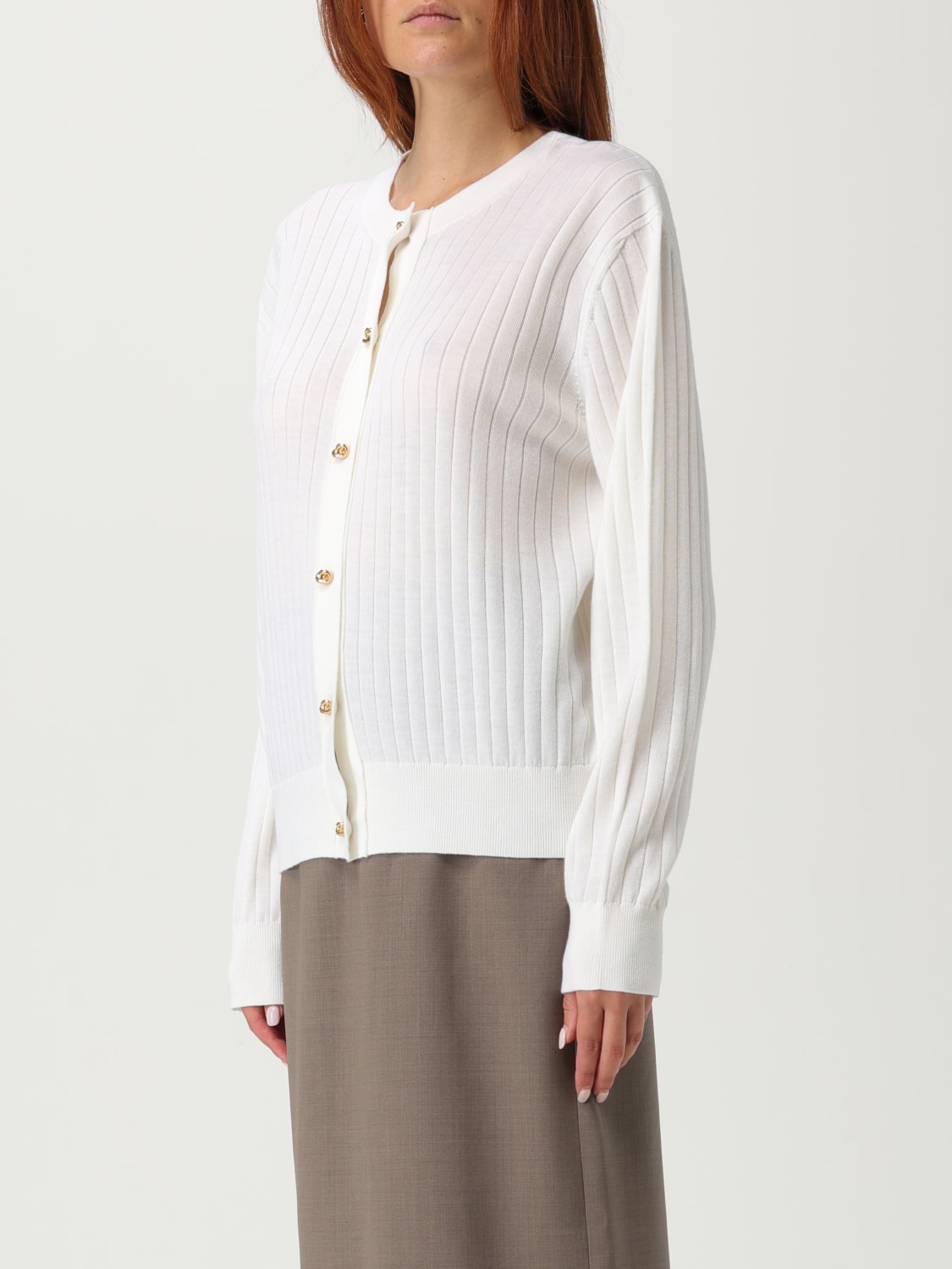 BOTTEGA VENETA PULLOVER: Pullover damen Bottega Veneta, Weiß - Img 3