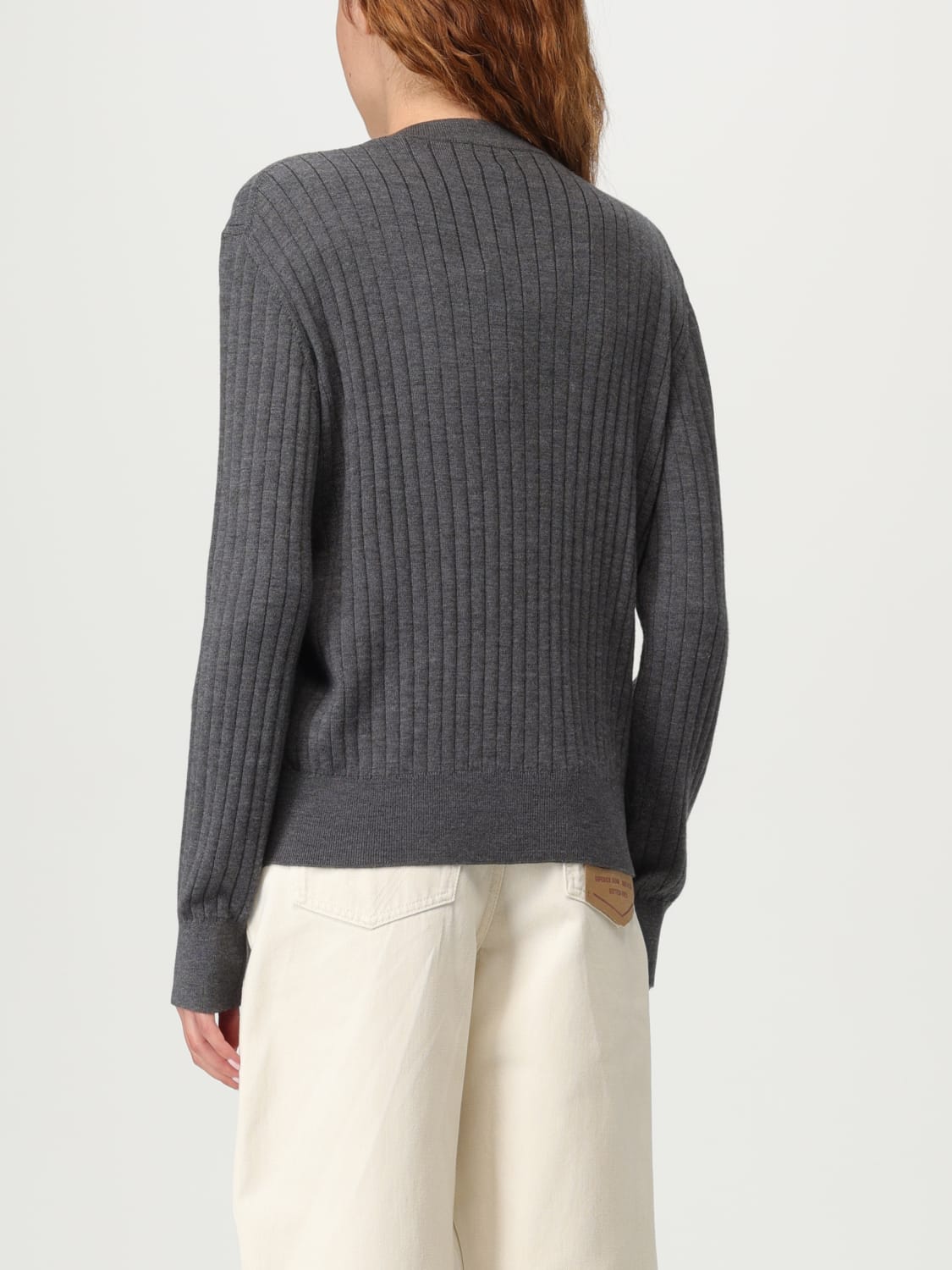 BOTTEGA VENETA PULL: Pull femme Bottega Veneta, Anthracite - Img 3