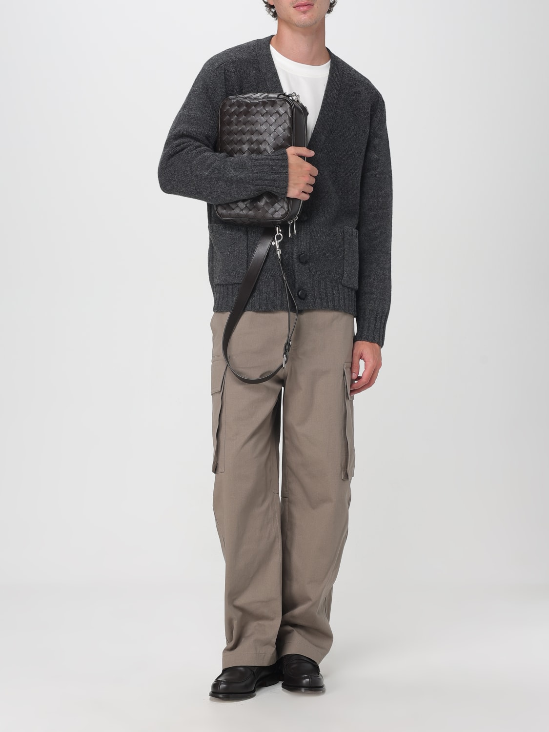 BOTTEGA VENETA SWEATER: Sweater men Bottega Veneta, Grey - Img 2