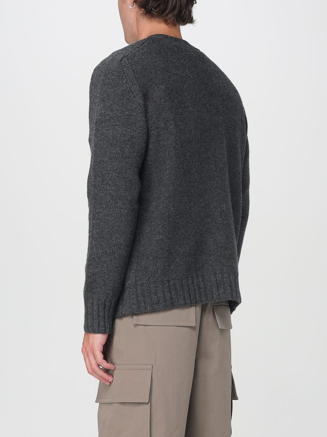 BOTTEGA VENETA SWEATER: Sweater men Bottega Veneta, Grey - Img 3