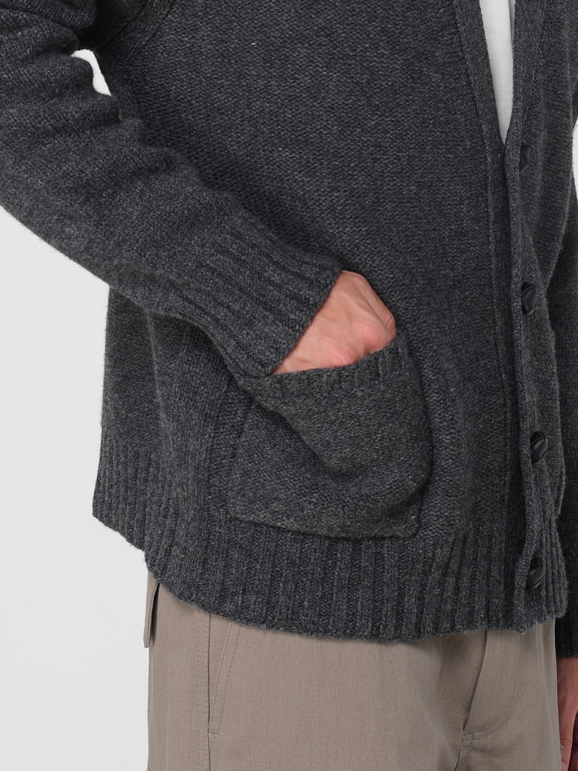 BOTTEGA VENETA SWEATER: Sweater men Bottega Veneta, Grey - Img 5