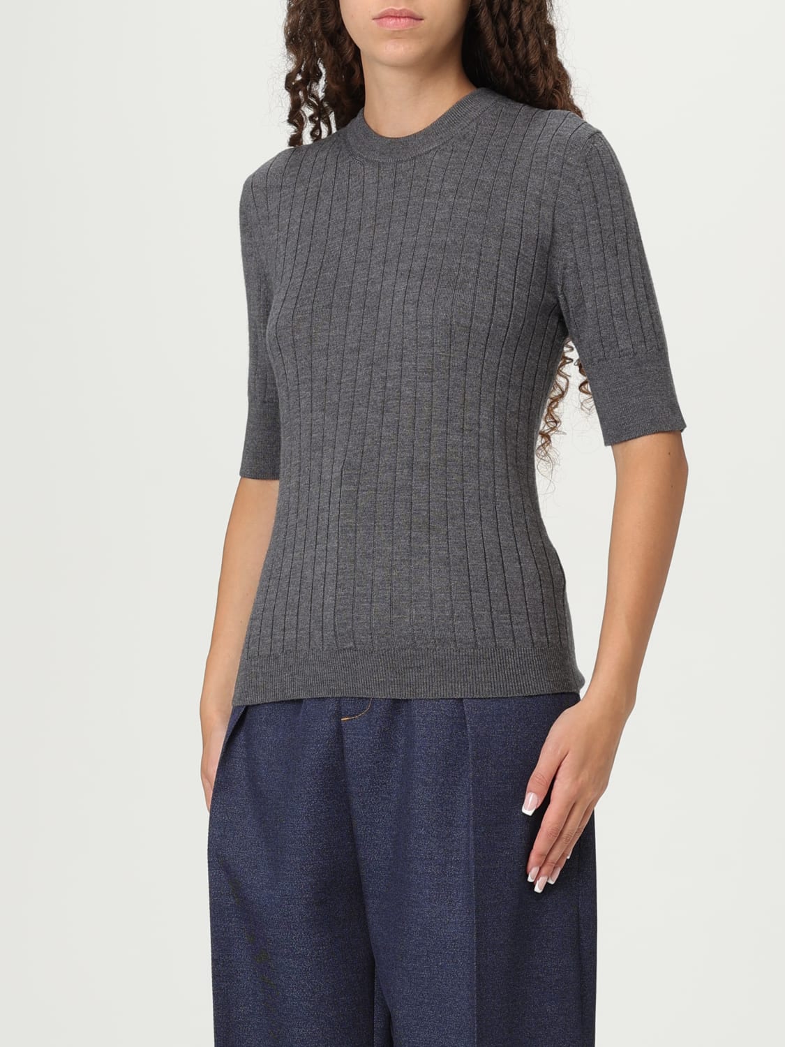 BOTTEGA VENETA TOP: Top woman Bottega Veneta, Charcoal - Img 4