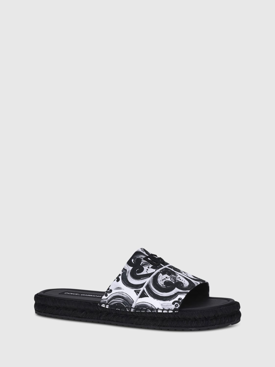 DOLCE & GABBANA 凉鞋: 鞋 男士 Dolce & Gabbana, 黑色 - Img 2