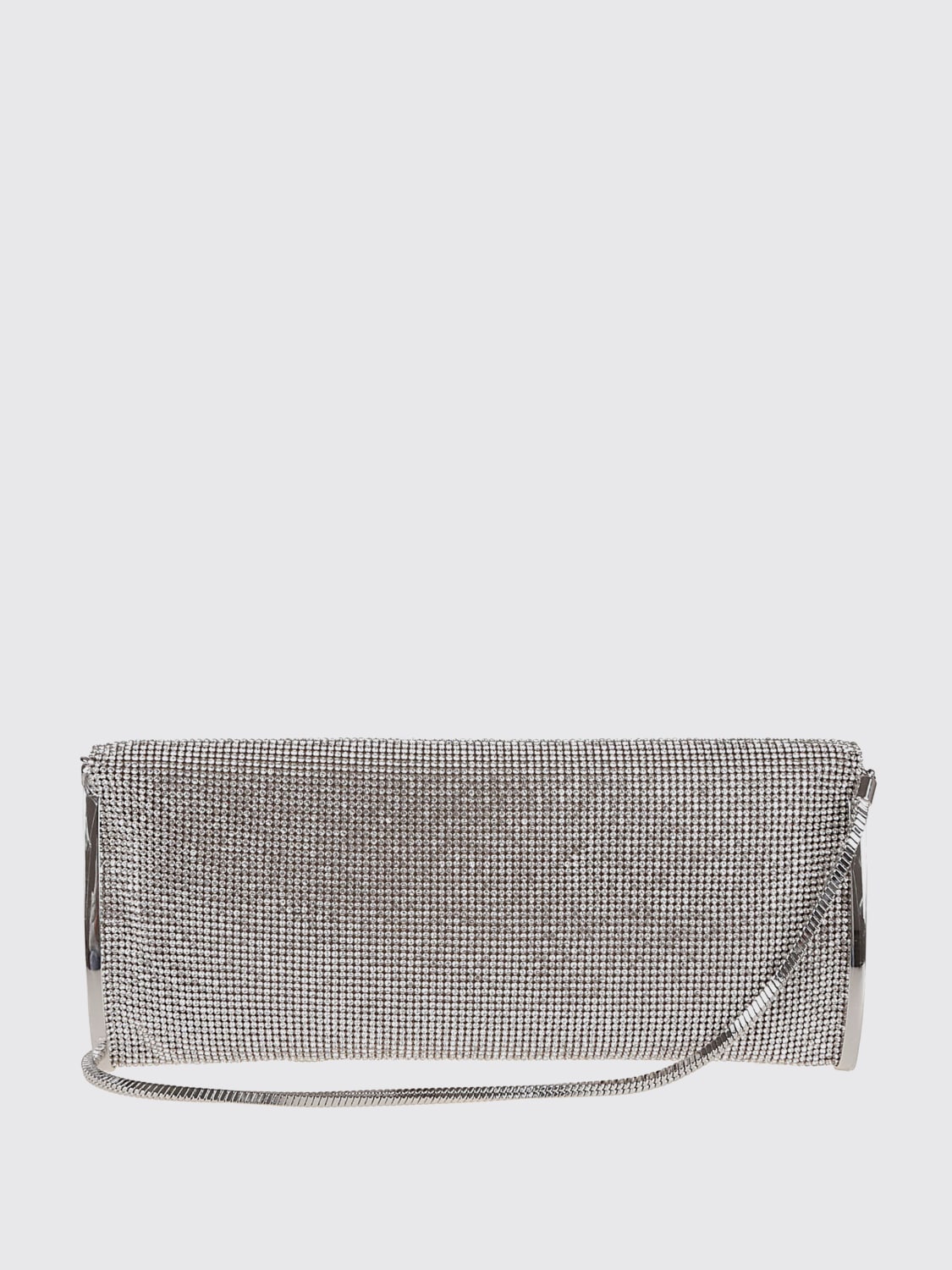 BENEDETTA BRUZZICHES CLUTCH: Borsa Kate Benedetta Bruzziches con strass, Argento - Img 2