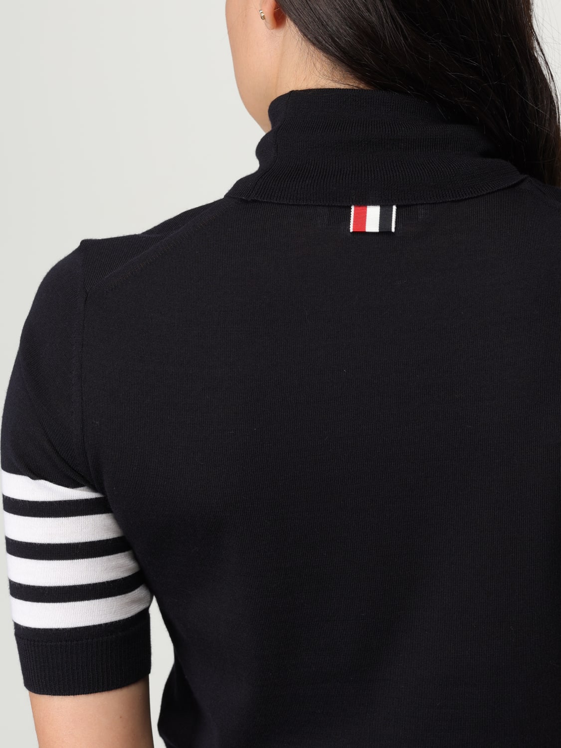 THOM BROWNE PULLOVER: Pullover damen Thom Browne, Blau - Img 5