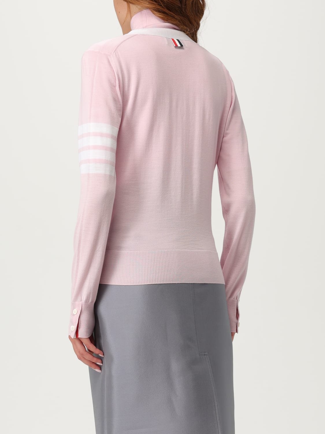 THOM BROWNE SWEATER: Sweater woman Thom Browne, Pink - Img 3