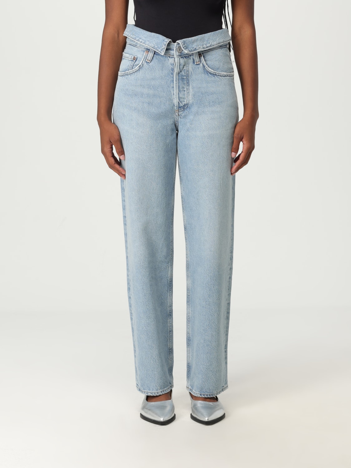 AGOLDE JEANS: Jeans Agolde in denim , Denim - Img 1