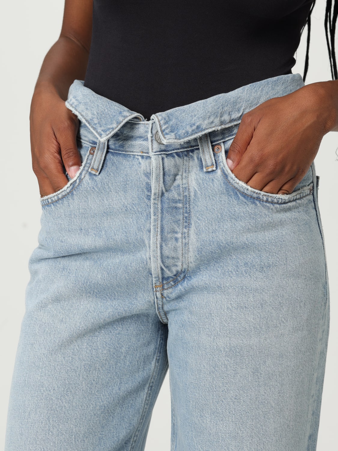 AGOLDE JEANS: Jeans Agolde in denim , Denim - Img 3