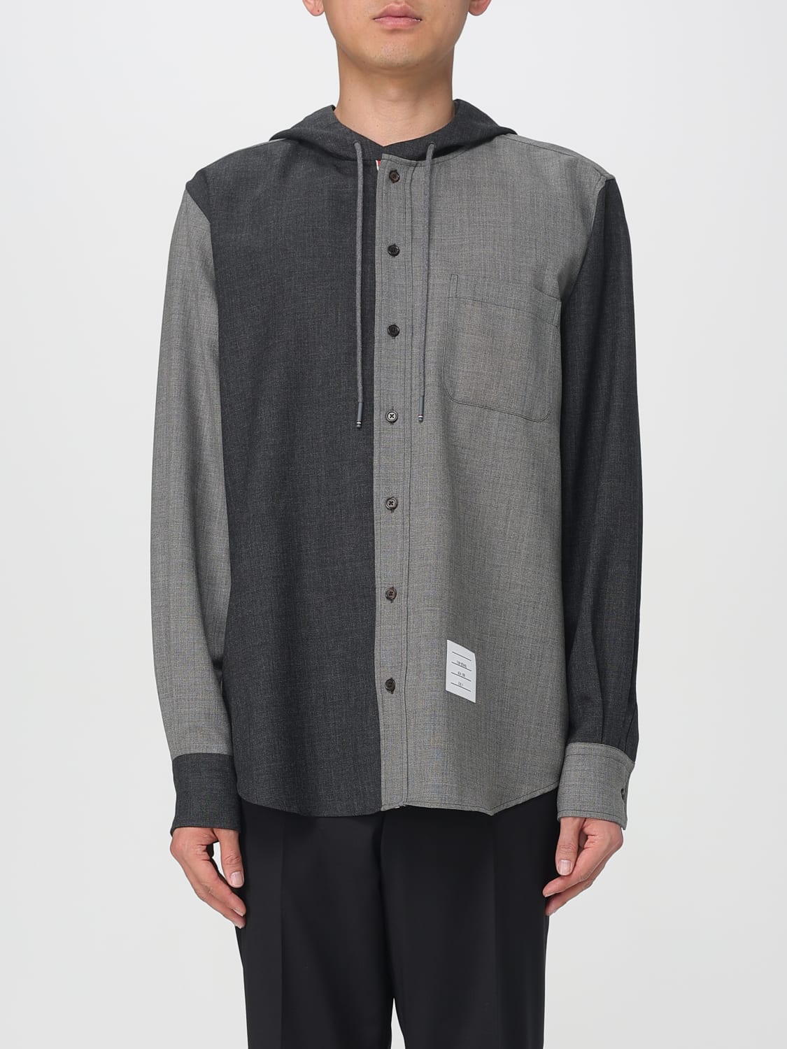 THOM BROWNE JACKE: Hemd herren Thom Browne, Grau - Img 1