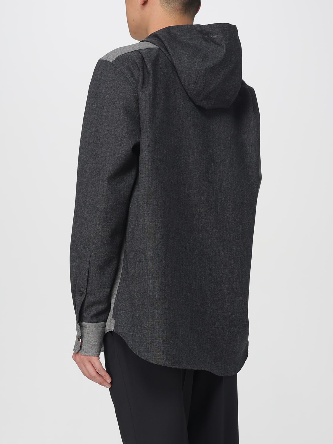 THOM BROWNE JACKE: Hemd herren Thom Browne, Grau - Img 3