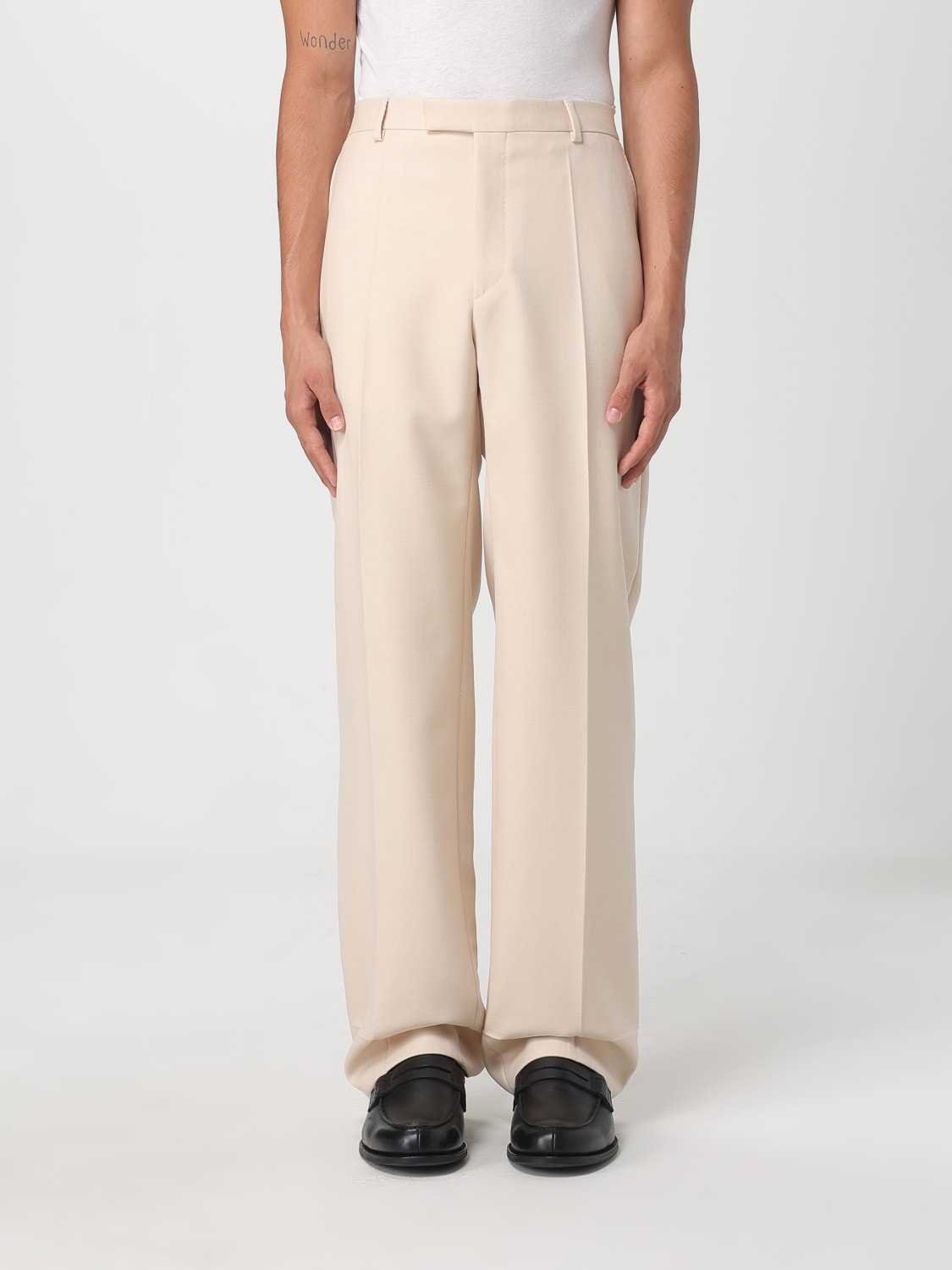 VALENTINO PANTS: Pants men Valentino, Butter - Img 1
